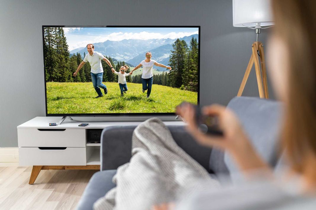 Fernseher läuft